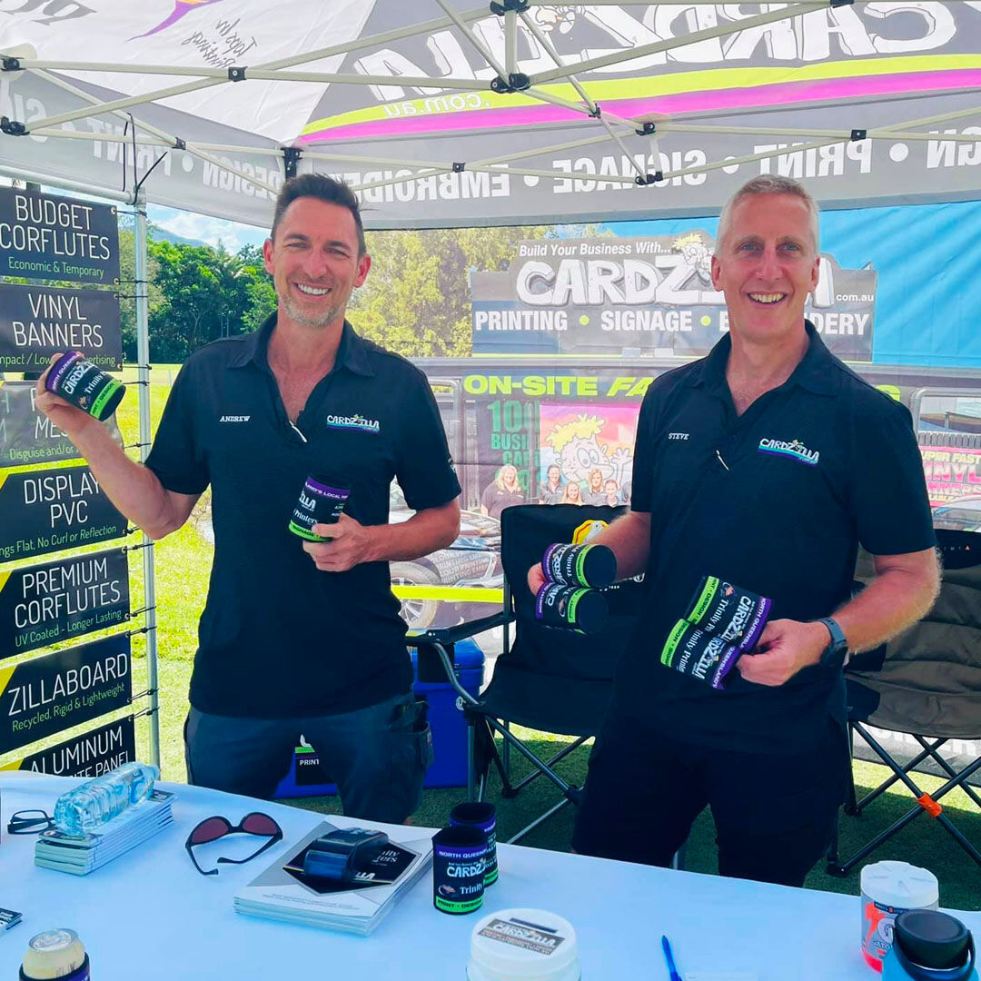 Latest News Steve and Andrew Holding Stationary